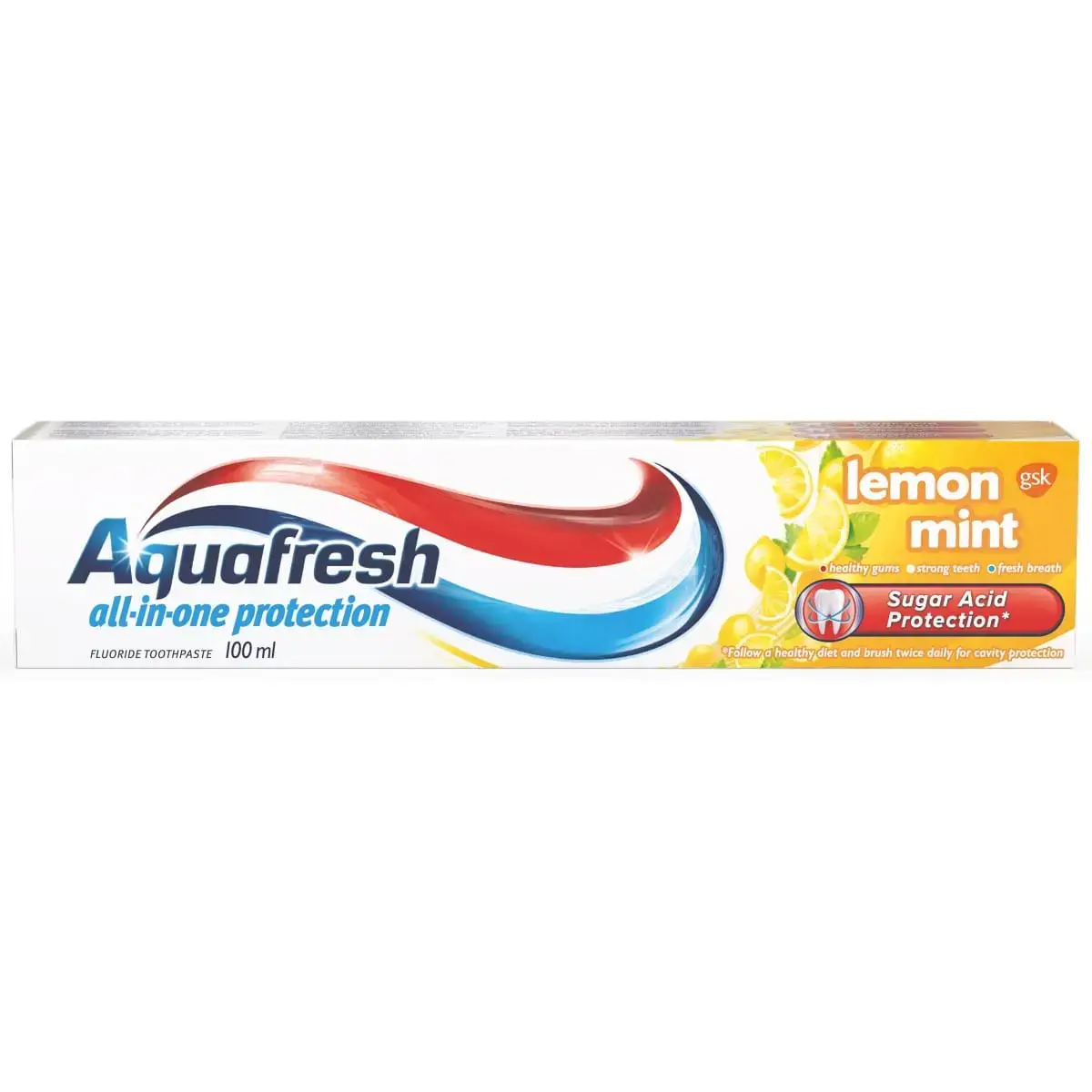 AQUAFRESH TOOTHPASTE 100ML LEMON MINT
