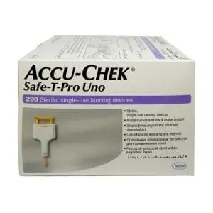 ACCU-CHEK SAFE T PRO UNO LANCET 200