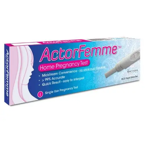 ACTORFEMME PREGNANCY TEST HOME
