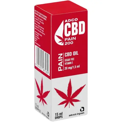 ADCO CBD PAIN 200MG DROPS 15ML