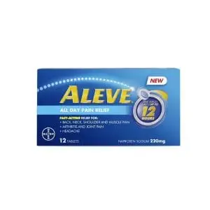ALEVE 220MG TABS 12