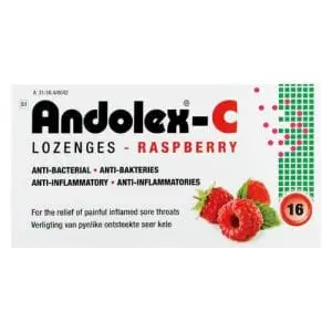 ANDOLEX C LOZENGES 16 RBERRY