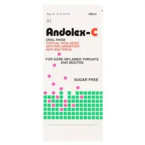 ANDOLEX ORAL RINSE 200ML