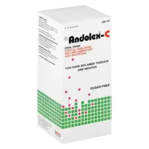 ANDOLEX C ORAL RINSE 200ML