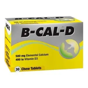 B-CAL D CHEW TABS  30