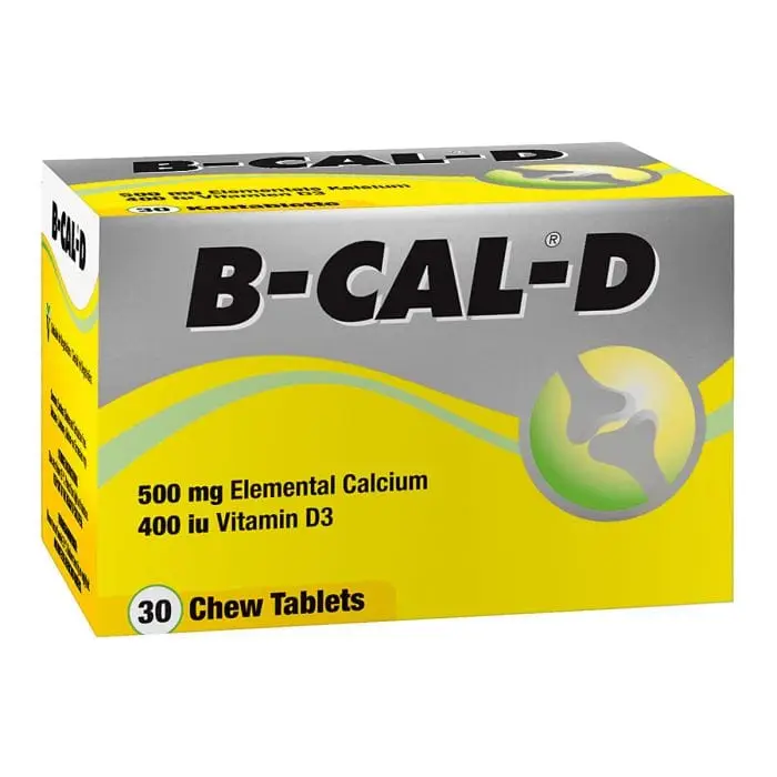 B-CAL D CHEW TABS 30