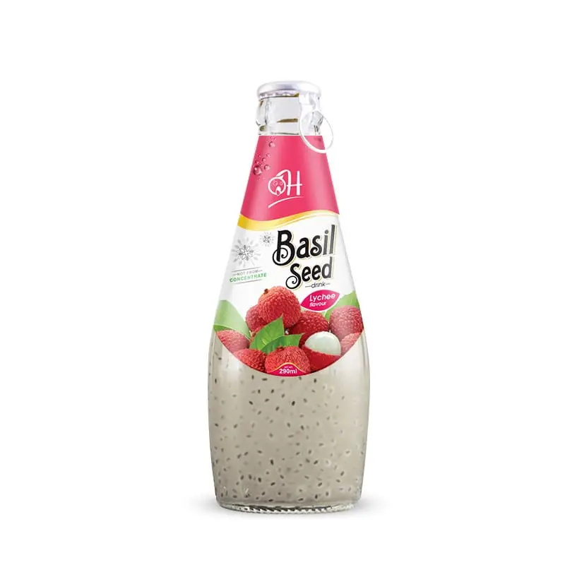 BASIL SEED DRINK 290ML LYCHEE