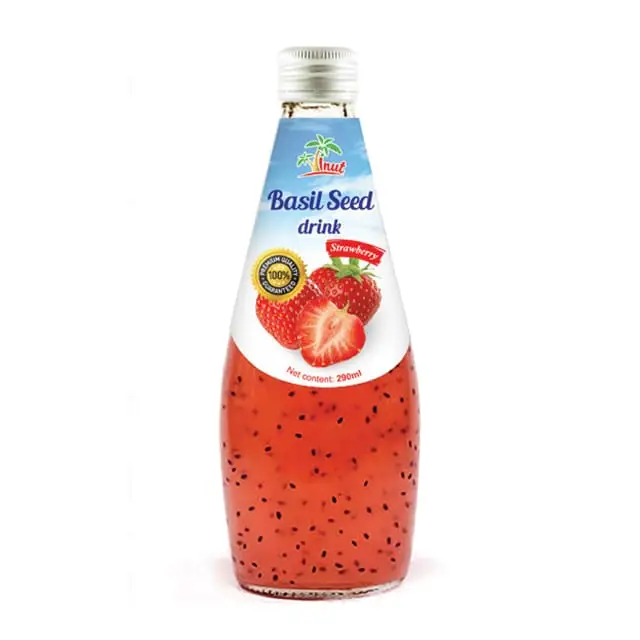 BASIL SEED S/F 290ML STRAWBERRY