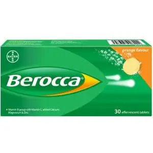 BEROCCA EFF TABS 30 ORANGE