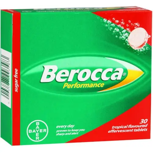 BEROCCA EFF TABS 30 TROPICAL