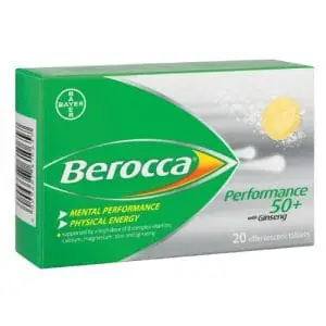 BEROCCA EFF TABS 20 PERF 50 PLUS