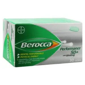 BEROCCA EFF TABS 30  PERF 50 PLUS