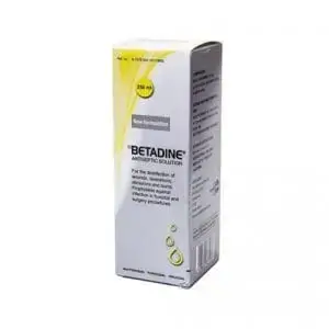 BETADINE ANTISEPTIC SOL 250ML