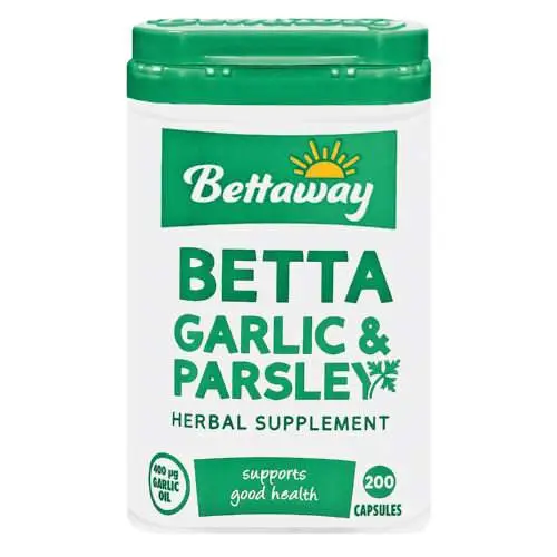 BETTAWAY GARLIC & PARSLEY CAPS 200