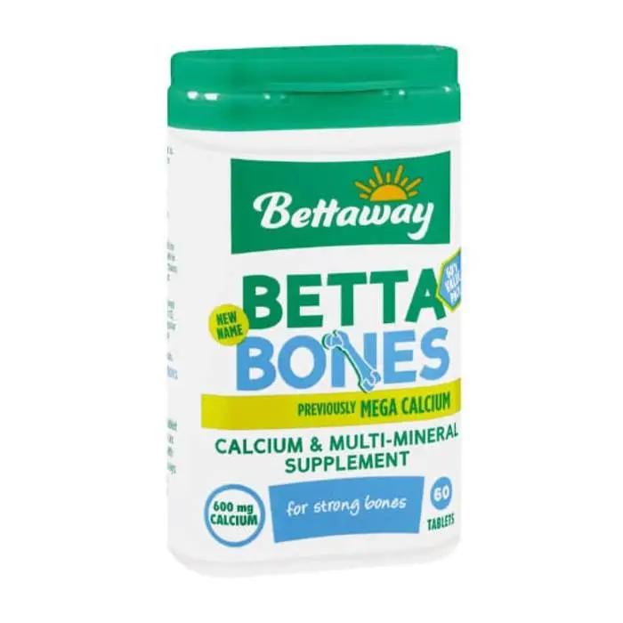 BETTAWAY MEGA CALCIUM TABS 60