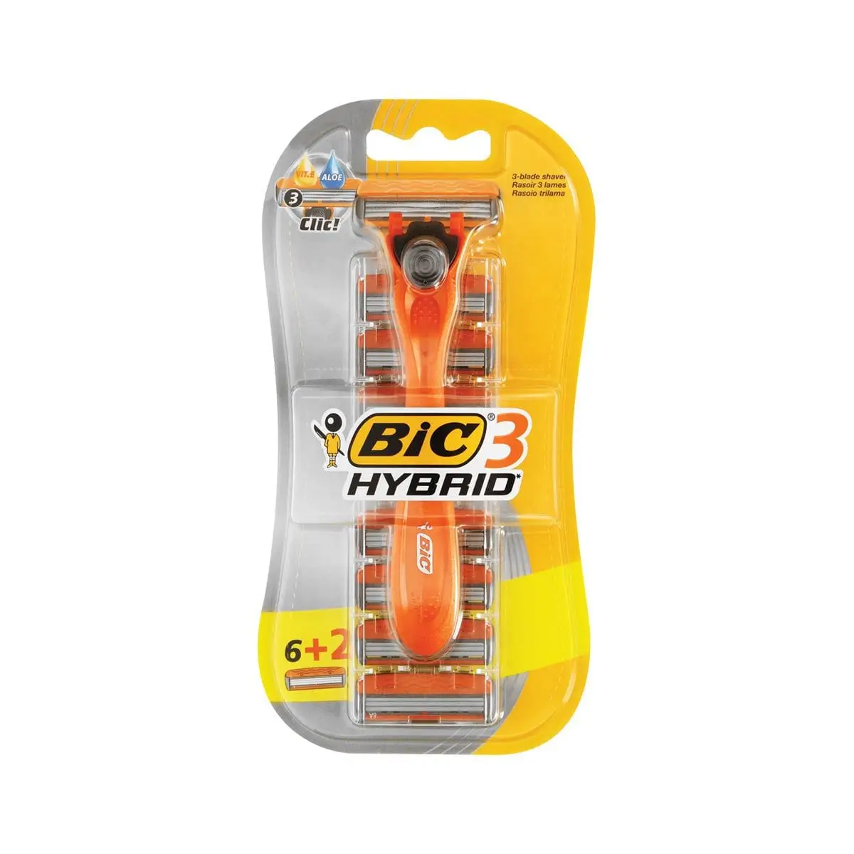 BIC RAZ DISP EASY 6+2
