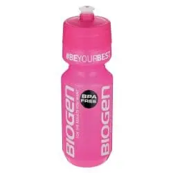 BIOGEN WATER BOTTLE 800ML PINK