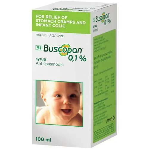 BUSCOPAN 0.1% SYRUP 100ML