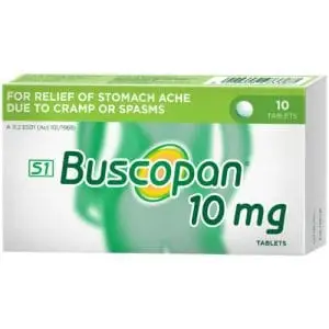 BUSCOPAN 10MG TABS 10