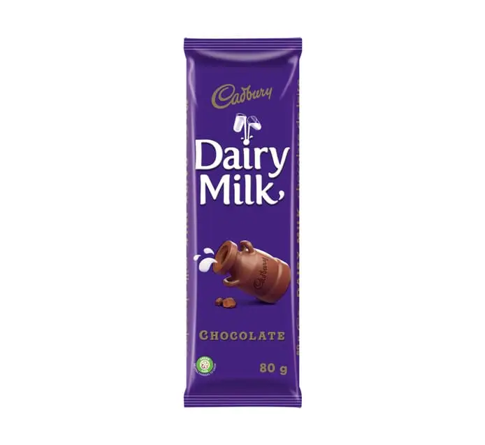 CADBURY 80G SLAB DAIRY MILK
