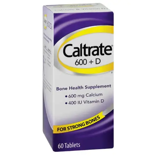 CALTRATE 600+D TABS 60