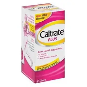 CALTRATE PLUS SOLID TABS 60 500UI + VIT