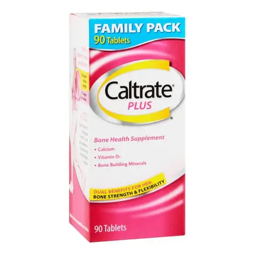 CALTRATE PLUS SOLID TABS 90 500UI + VIT