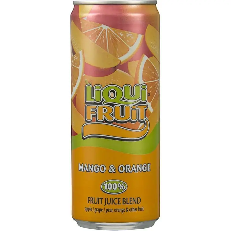 CAN 330ML LIQUI FRUIT MANGO & ORANGE