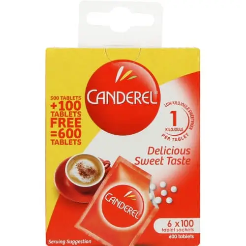 CANDEREL RED SWEETENER REF TABS 500+100