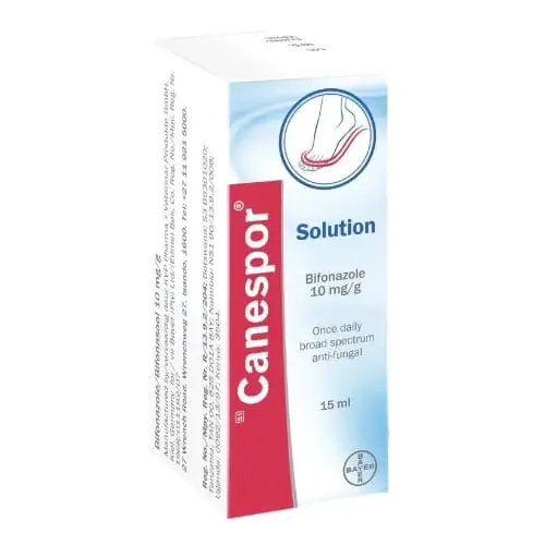 CANESPOR SOLUTION 15ML (WAS MYCOSPOR)
