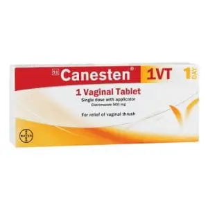 CANESTEN VAGINAL 500MG TABS 1