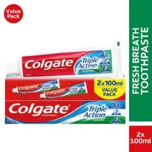COLGATE TPASTE TRIPLE ACTION 2X100ML