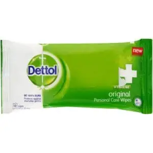 DETTOL HYGIENE WIPES 10 ORIGINAL