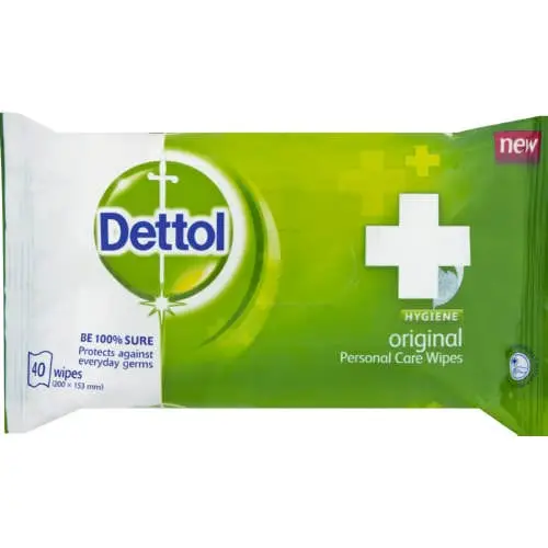 DETTOL HYGIENE WIPES 40 ORIGINAL
