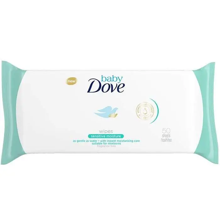 DOVE BABY WIPES 50 SENSITIVE