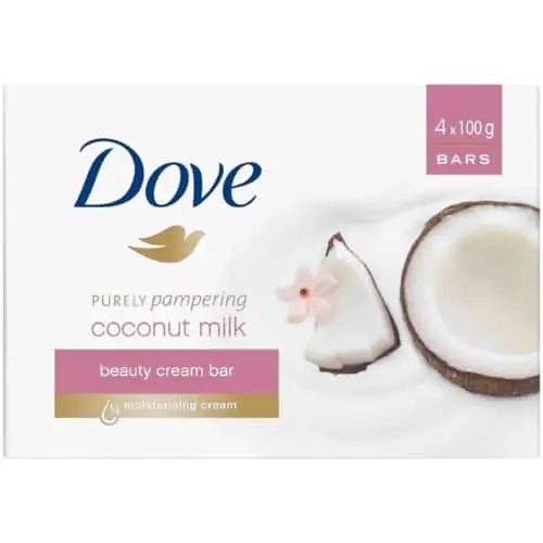 DOVE SOAP 4X100G COCONUT MILK MULTIPACK
