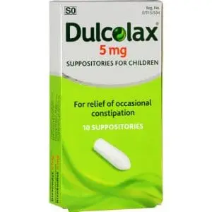 DULCOLAX   SUPPS 10 PAED