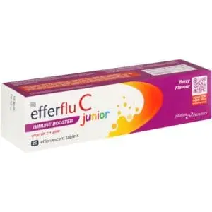 EFFERFLU C IMMUNE BOOSTER JNR 20
