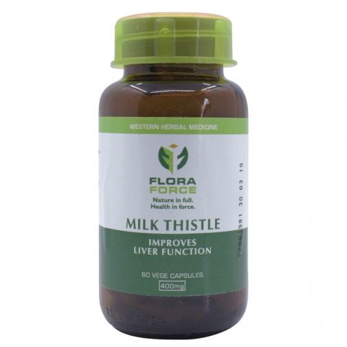 FLORA FORCE MILK THISTLE 400MG CAPS 60