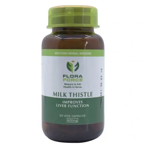 FLORA FORCE MILK THISTLE 400MG CAPS 60