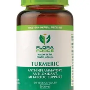 FLORA FORCE TURMERIC 500MG CAPS 60