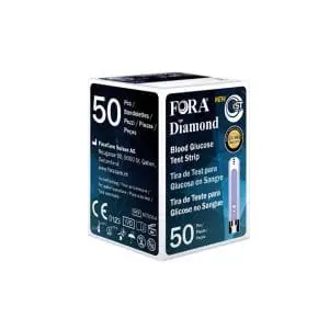 FORA DIAMOND B GLUCOSE STRIPS 50