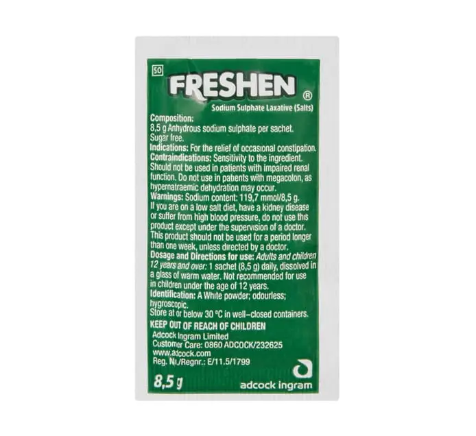 FRESHEN SALTS SACHETS EACH 8.5G