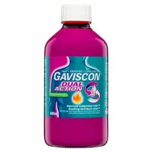 GAVISCON DOUBLE ACTION 600ML PEPPERMINT