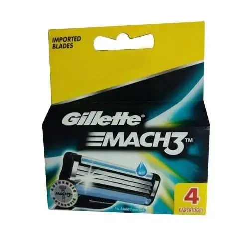 GILLETTE BLDS MACH 3 4