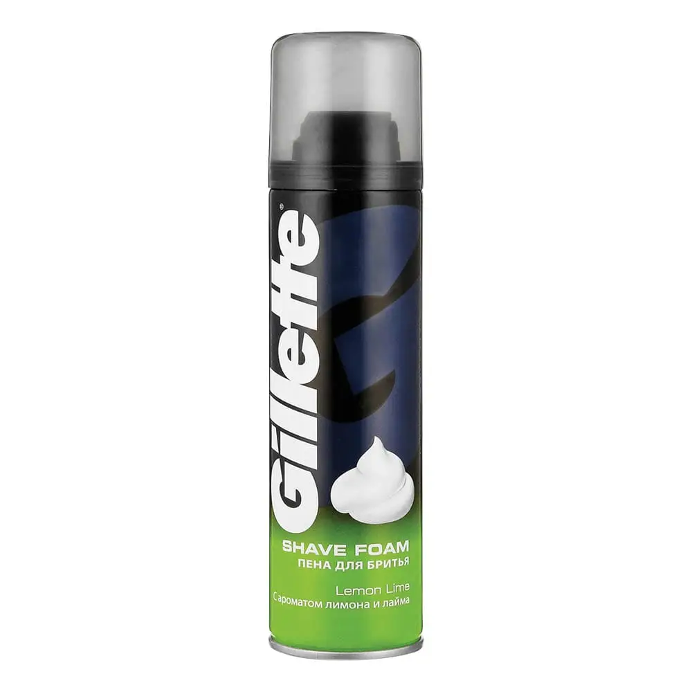 GILLETTE SHV FOAM 200ML LEMON