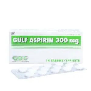GULF ASPIRIN 300MG 1000