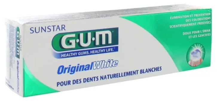 GUM TPASTE 75ML ORIGINAL WHITE