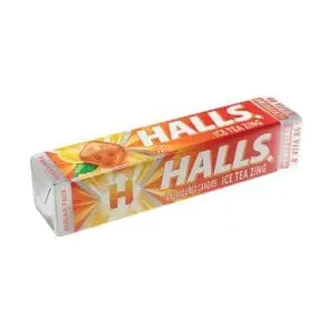 HALLS POWER STICK 10 ICE TEA ZING