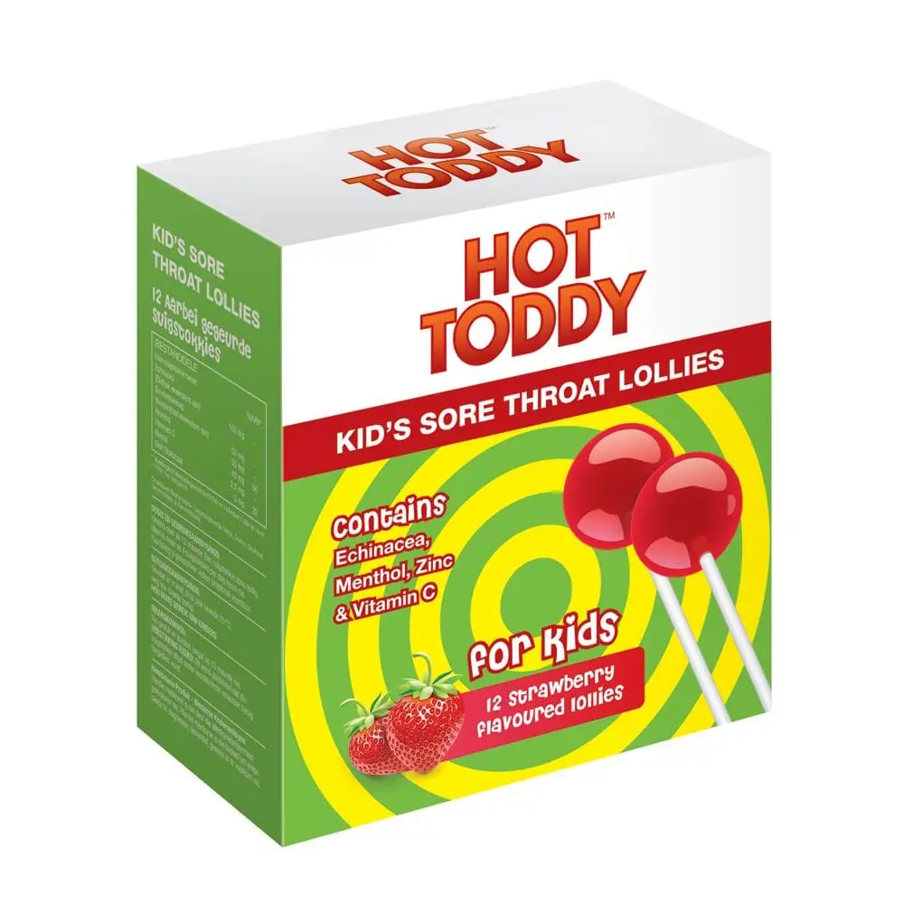 HOT TODDY THROAT LOLLIES 12